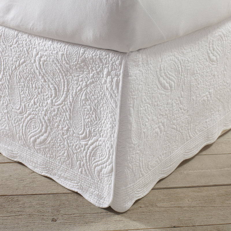 Birch Lane™ Josephine Quilted Bed Skirt & Reviews Wayfair